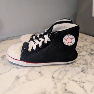 men's warm fleece novelty sports trainer slippers